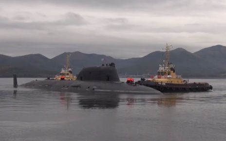 Nuclear submarine cruiser Novosibirsk